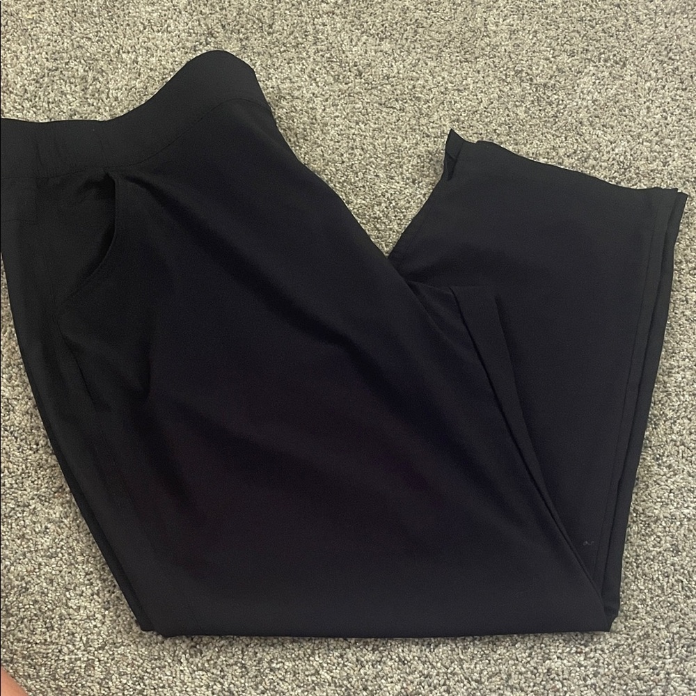 Eddie bauer traveler ankle black pant XL